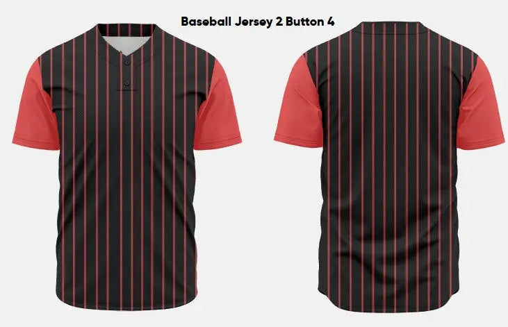 Custom Sublimated Baseball Jersey 2 Button BASE07 Flash Uniforms